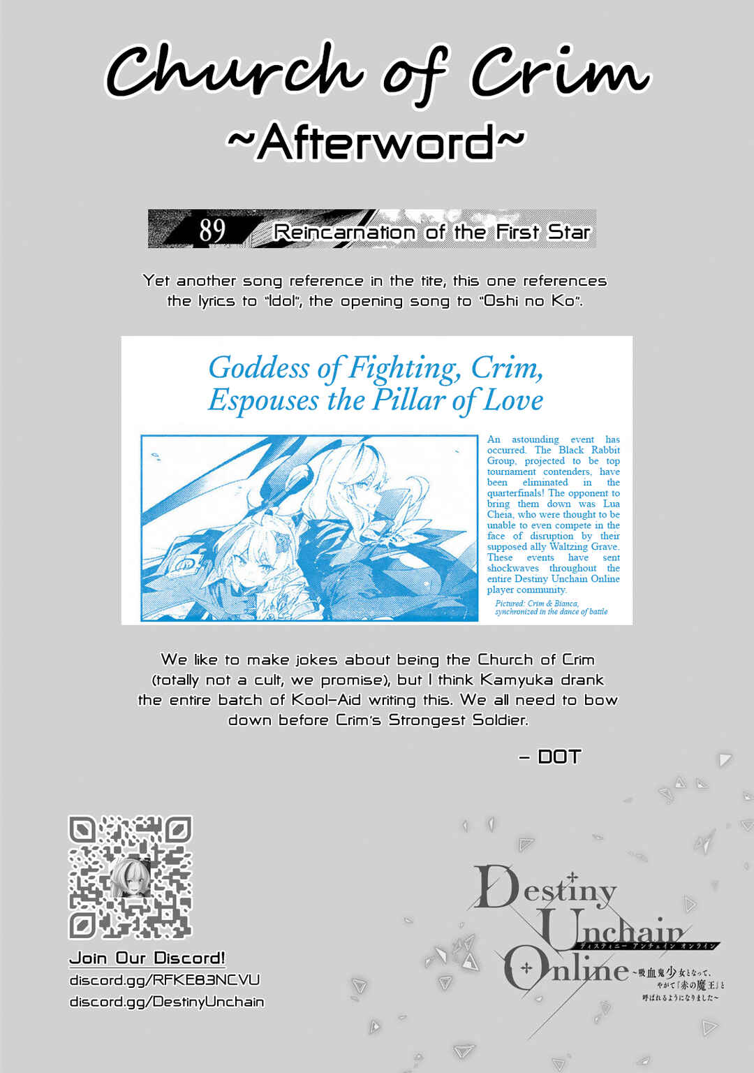 Destiny Unchain Online: Kyuuketsuki Shoujo to Natte, Yagate 'Aka no Maou' to Yobareru You ni Narimashita Chapter 89 - Page 14