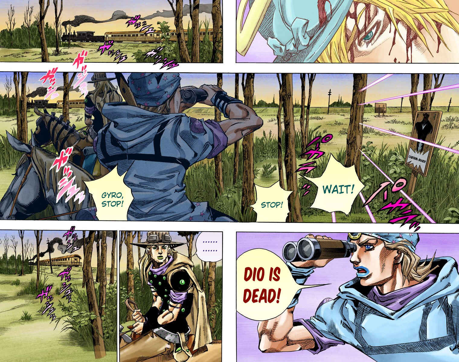 JoJo no Kimyou na Bouken: Part 7 - Steel Ball Run Color-ban Chapter 76 - Page 11
