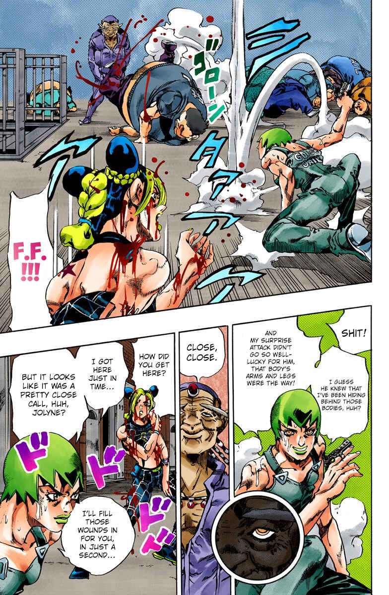 JoJo no Kimyou na Bouken: Part 6 - Stone Ocean Color-ban Chapter 67 - Page 12