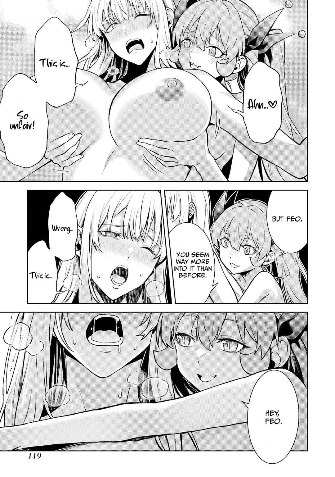 Tensei Shitara Joban de Shinu Chuu-Boss datta - Heroine Kenzokuka de Ikinokoru Chapter 26 - Page 54