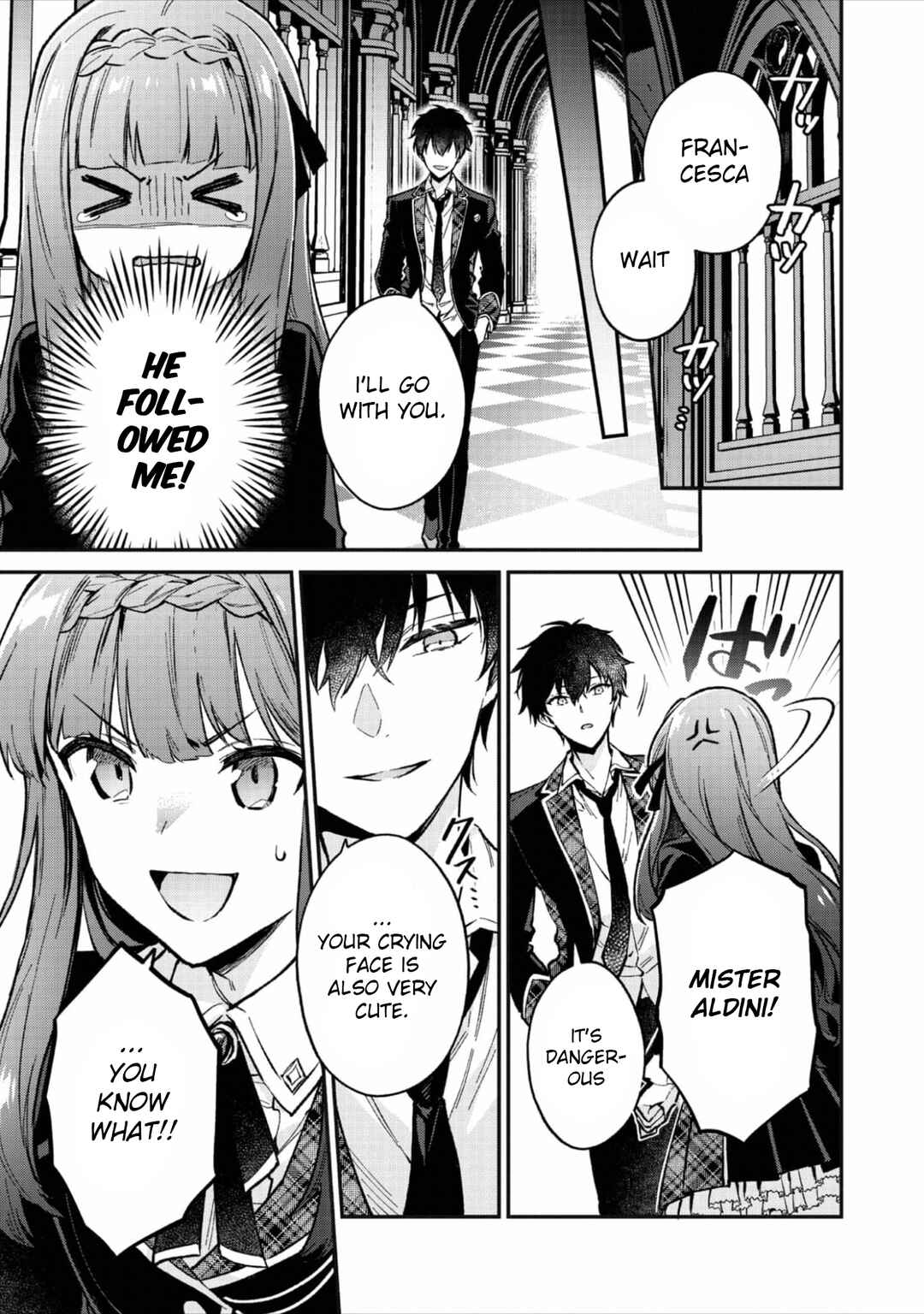 Akutou Ikka no Mana Musume, Tensei Saki mo Otome Game no Gokudou Reijou deshita Chapter 3 - Page 14
