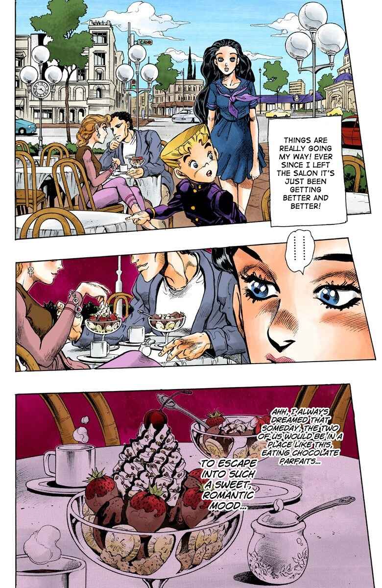 JoJo no Kimyou na Bouken: Part 4 - Diamond wa Kudakenai Color-ban Chapter 84 - Page 10