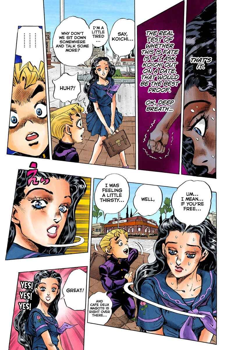 JoJo no Kimyou na Bouken: Part 4 - Diamond wa Kudakenai Color-ban Chapter 84 - Page 9