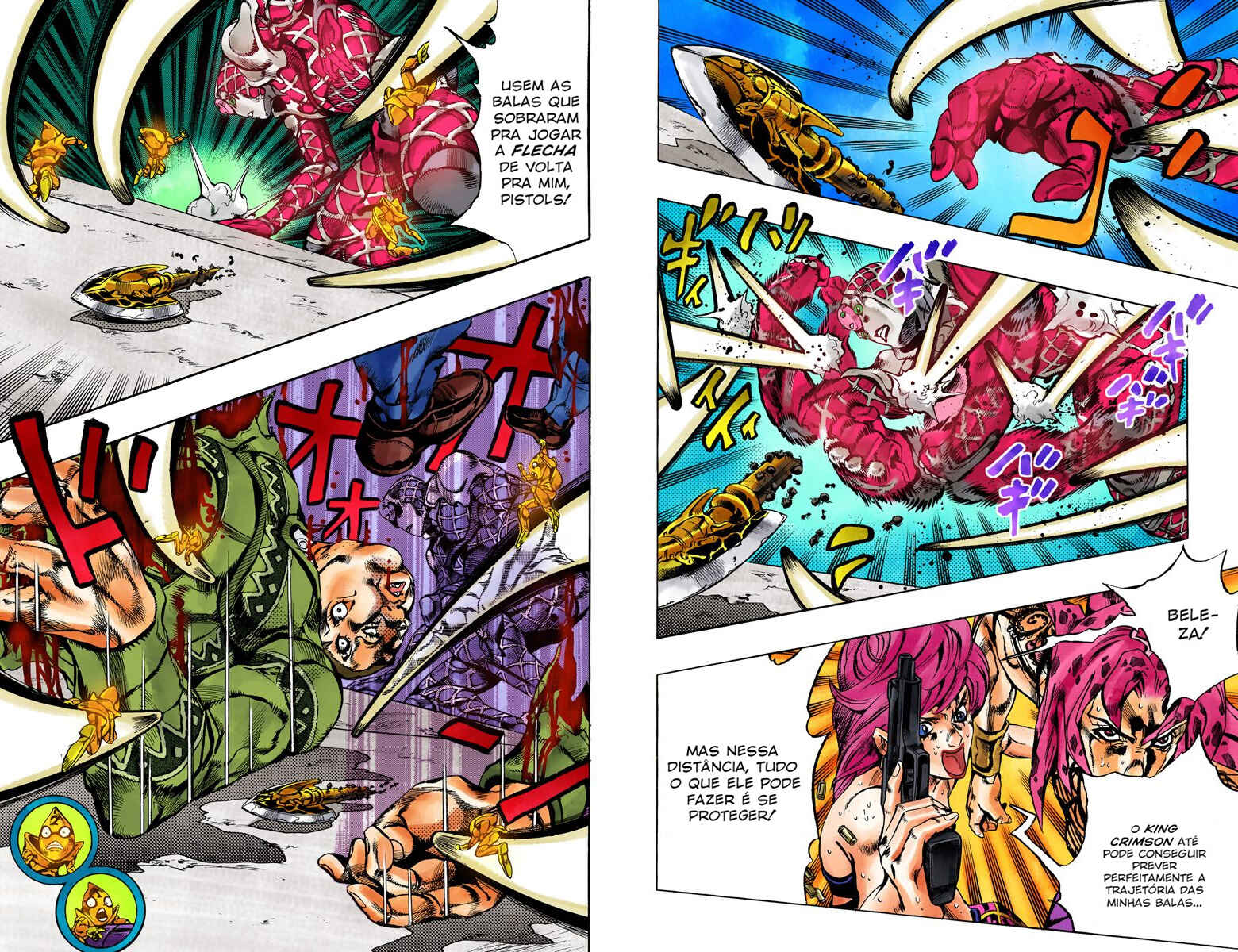 JoJo no Kimyou na Bouken: Part 5 - Ougon no Kaze Color-ban Chapter 144 - Page 5