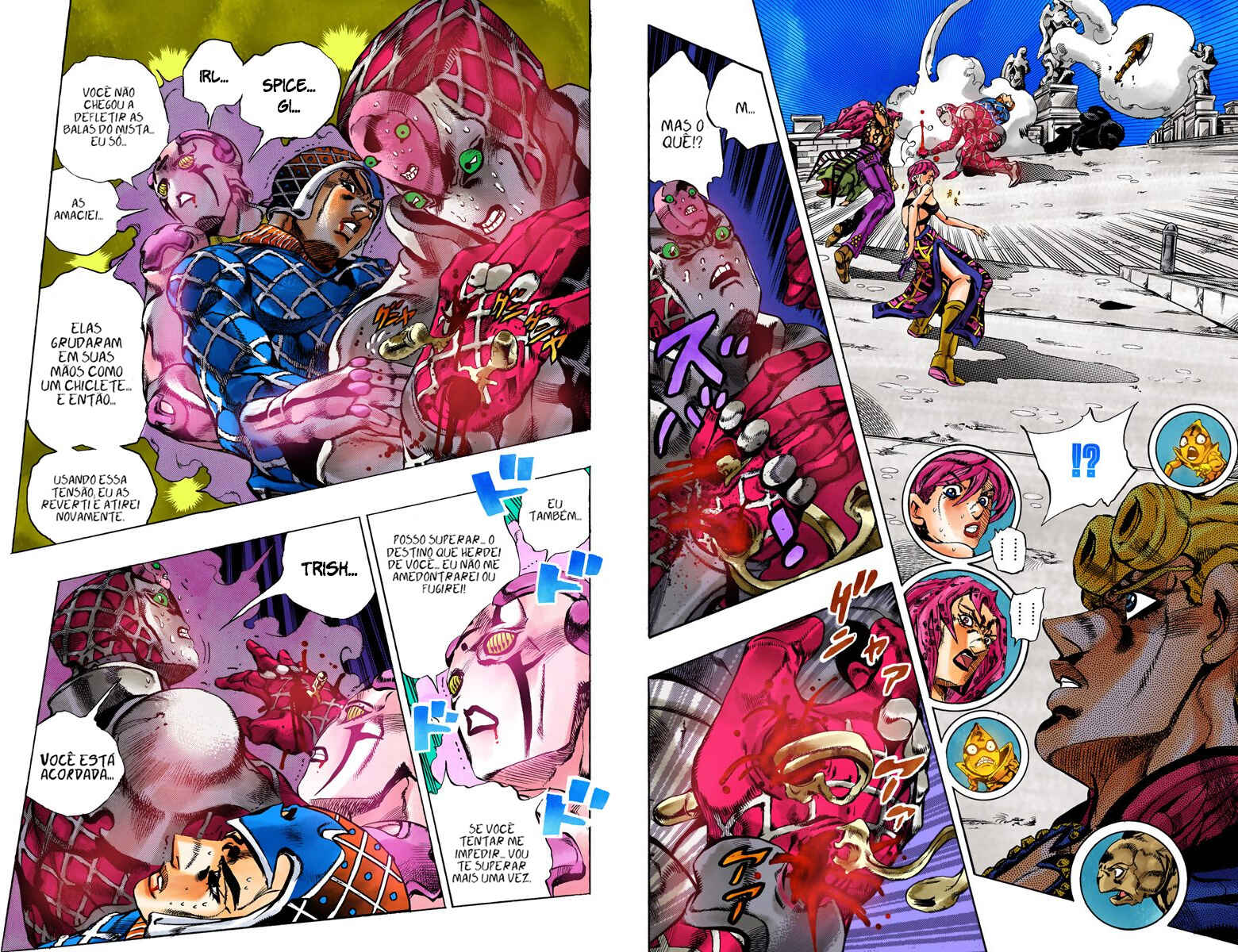 JoJo no Kimyou na Bouken: Part 5 - Ougon no Kaze Color-ban Chapter 144 - Page 8
