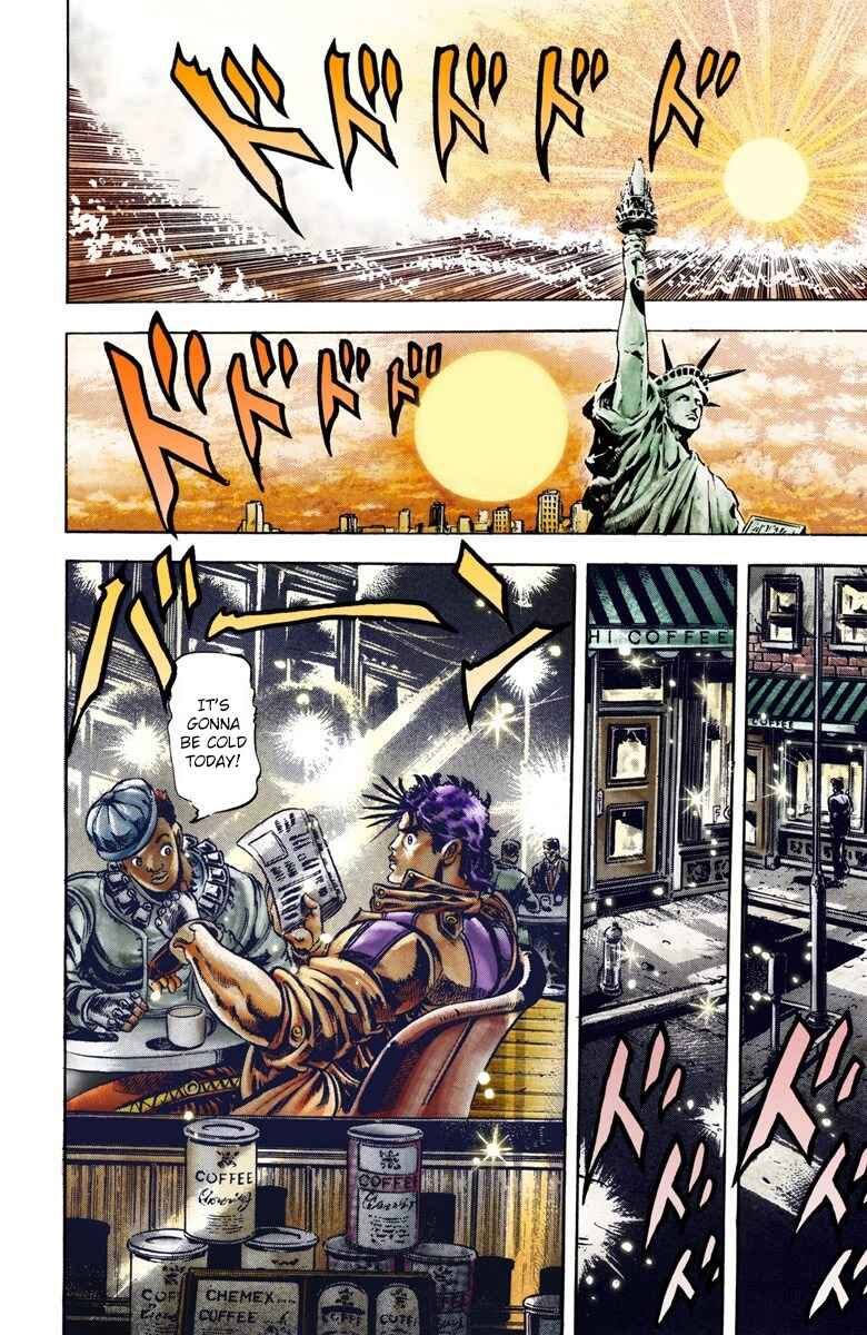 JoJo no Kimyou na Bouken: Part 2 - Sentou Chouryuu Color-ban Chapter 4 - Page 13