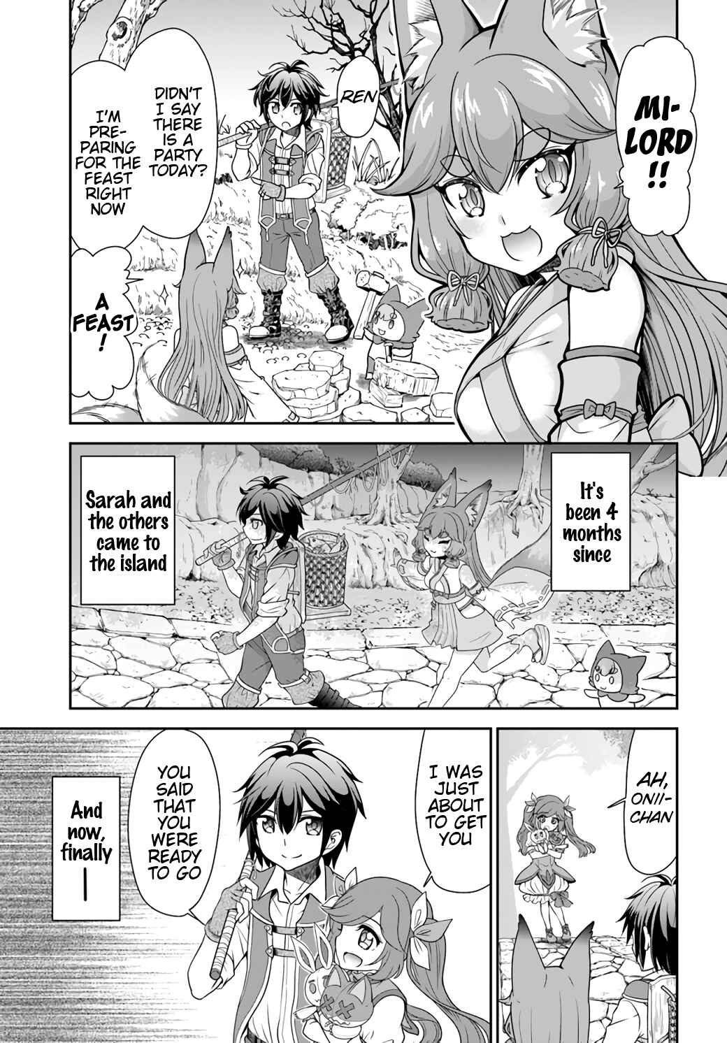 Tenohira Kaitaku Mura de Isekai Kenkokuki ~Fueteku Yome-tachi to Nonbiri Mujintou Life~ Chapter 20 - Page 11