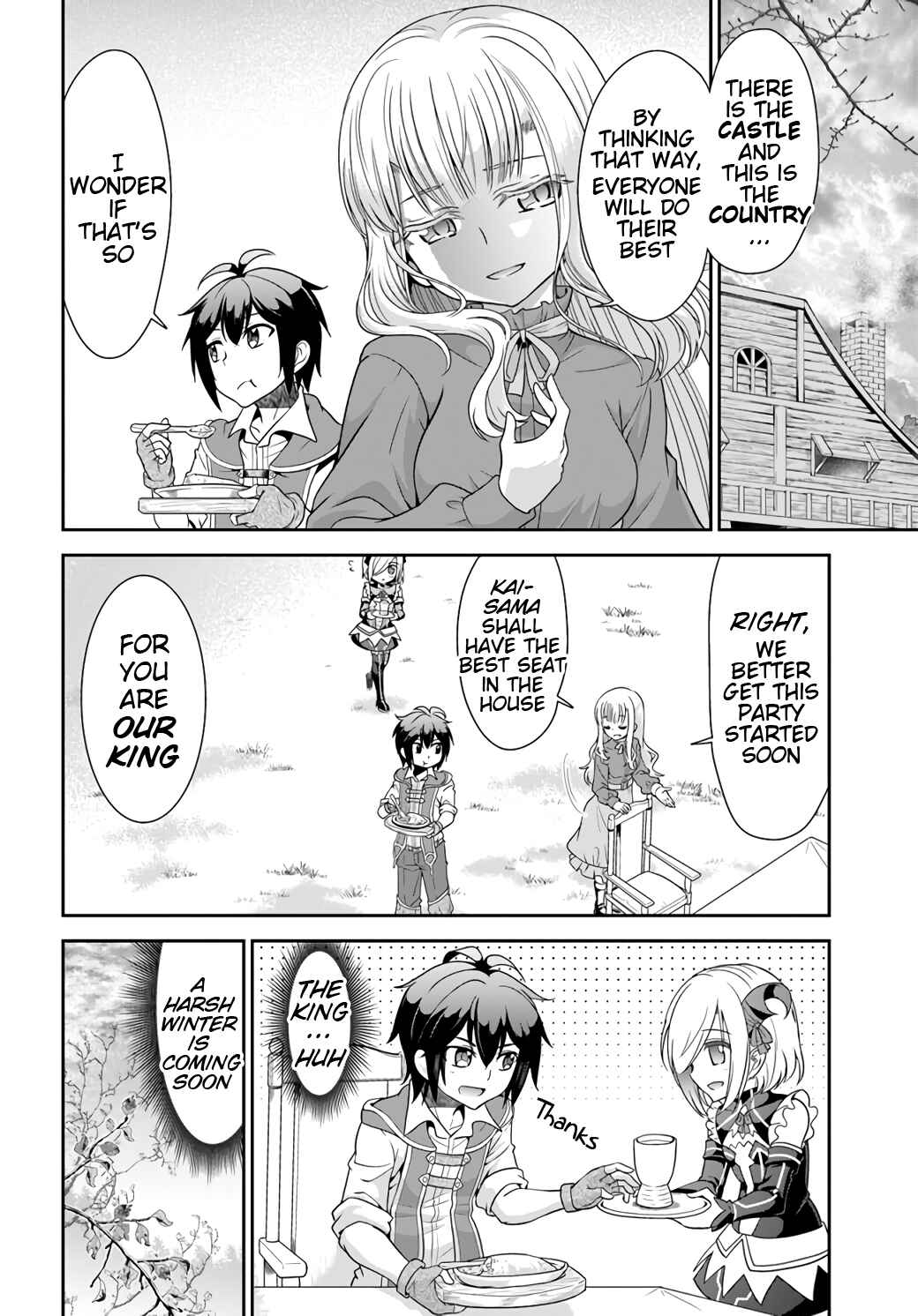 Tenohira Kaitaku Mura de Isekai Kenkokuki ~Fueteku Yome-tachi to Nonbiri Mujintou Life~ Chapter 20 - Page 15