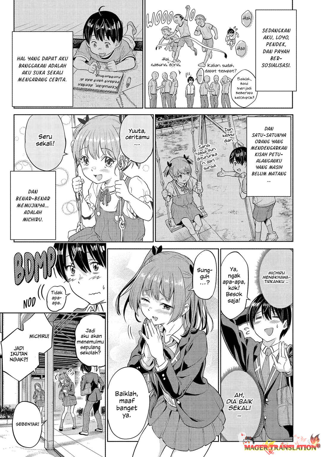 Koukousei WEB Sakka no Mote Seikatsu: "Anta ga Kami Sakka na Wakenai desho" to Boku o Futta Osananajimi ga Koukai Shiteru kedo Mou Osoi Chapter 1.1 - Page 10