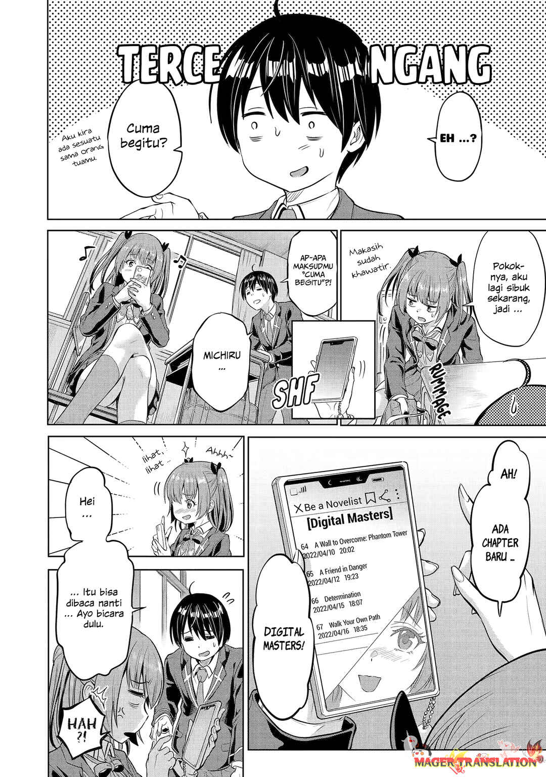 Koukousei WEB Sakka no Mote Seikatsu: "Anta ga Kami Sakka na Wakenai desho" to Boku o Futta Osananajimi ga Koukai Shiteru kedo Mou Osoi Chapter 1.1 - Page 18