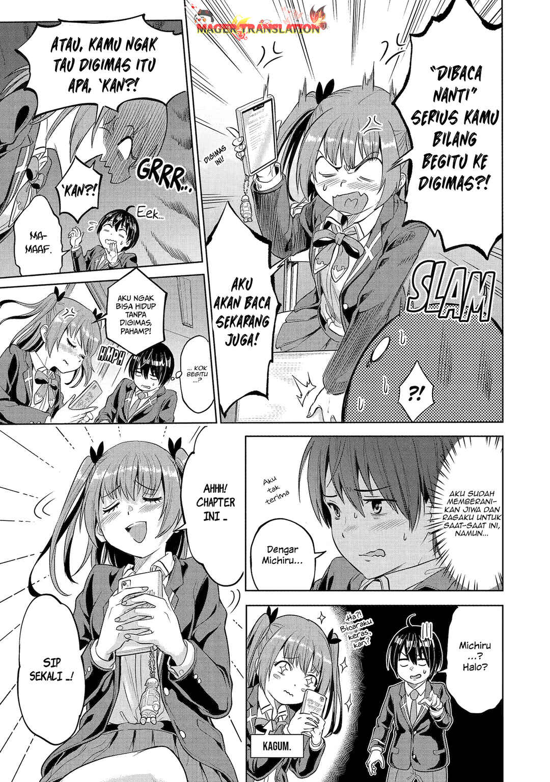 Koukousei WEB Sakka no Mote Seikatsu: "Anta ga Kami Sakka na Wakenai desho" to Boku o Futta Osananajimi ga Koukai Shiteru kedo Mou Osoi Chapter 1.1 - Page 19