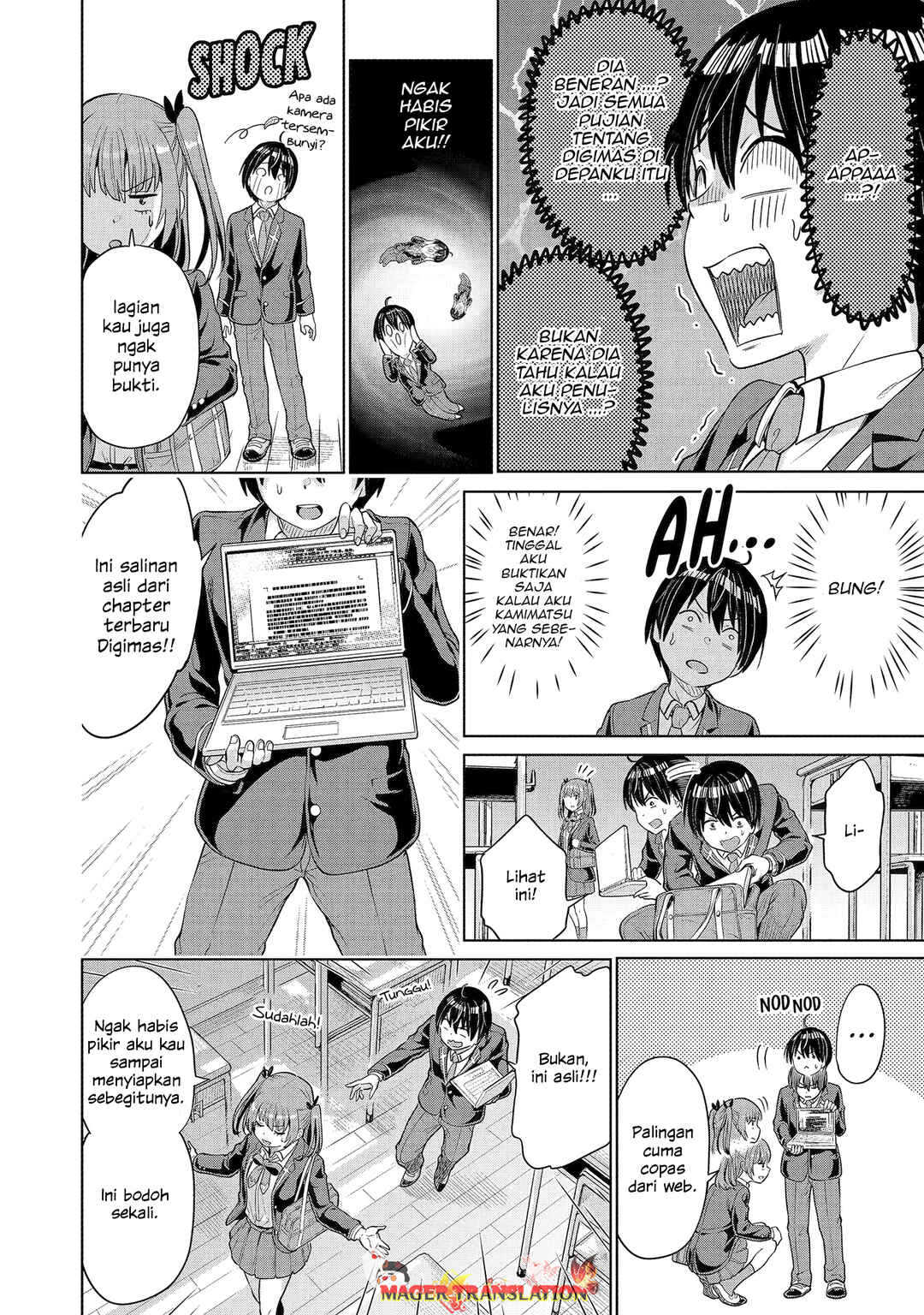Koukousei WEB Sakka no Mote Seikatsu: "Anta ga Kami Sakka na Wakenai desho" to Boku o Futta Osananajimi ga Koukai Shiteru kedo Mou Osoi Chapter 1.1 - Page 24