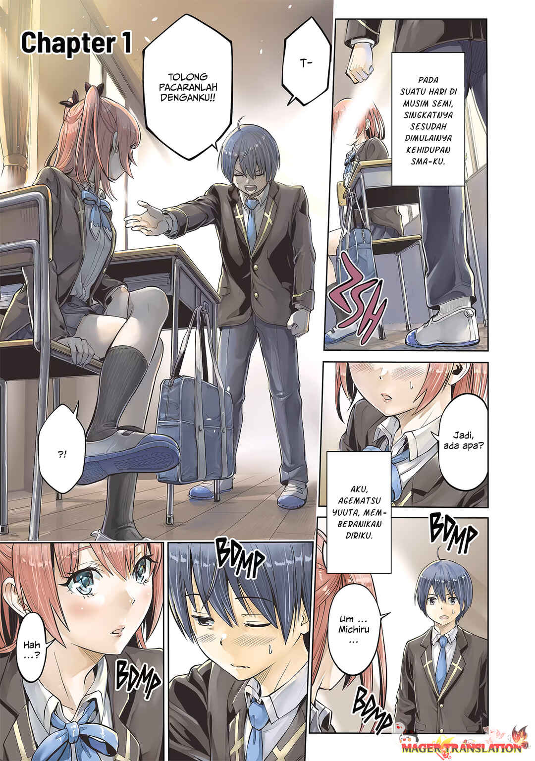 Koukousei WEB Sakka no Mote Seikatsu: "Anta ga Kami Sakka na Wakenai desho" to Boku o Futta Osananajimi ga Koukai Shiteru kedo Mou Osoi Chapter 1.1 - Page 5
