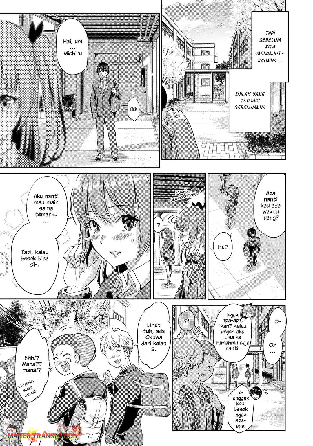 Koukousei WEB Sakka no Mote Seikatsu: "Anta ga Kami Sakka na Wakenai desho" to Boku o Futta Osananajimi ga Koukai Shiteru kedo Mou Osoi Chapter 1.1 - Page 8