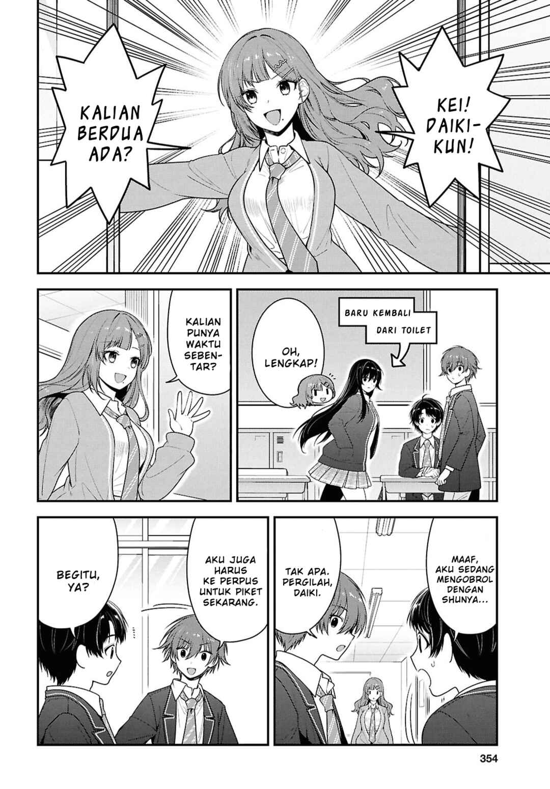 Tonari no Seki no Yankee Shimizu-san ga Kami wo Kuroku Sometekita Chapter 10 - Page 12