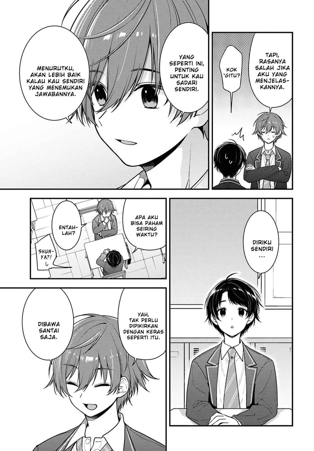 Tonari no Seki no Yankee Shimizu-san ga Kami wo Kuroku Sometekita Chapter 10 - Page 9