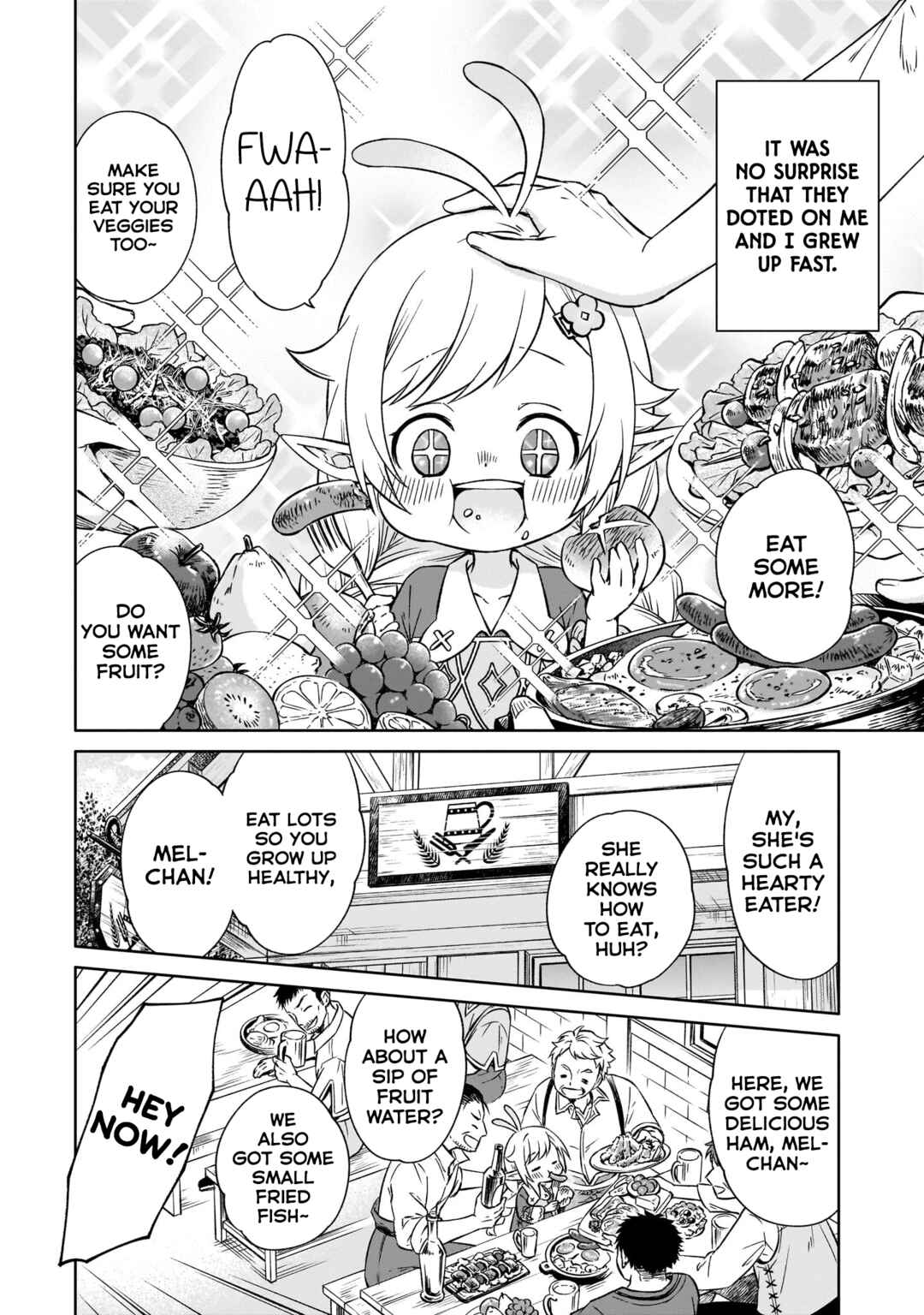 Elf-san no Mahou Ryouriten: Yousei Joou to shite Tensei Shita keredo, Mazu wa Nonbiri Oryouri Tsukurimakurimasu! Chapter 1 - Page 17