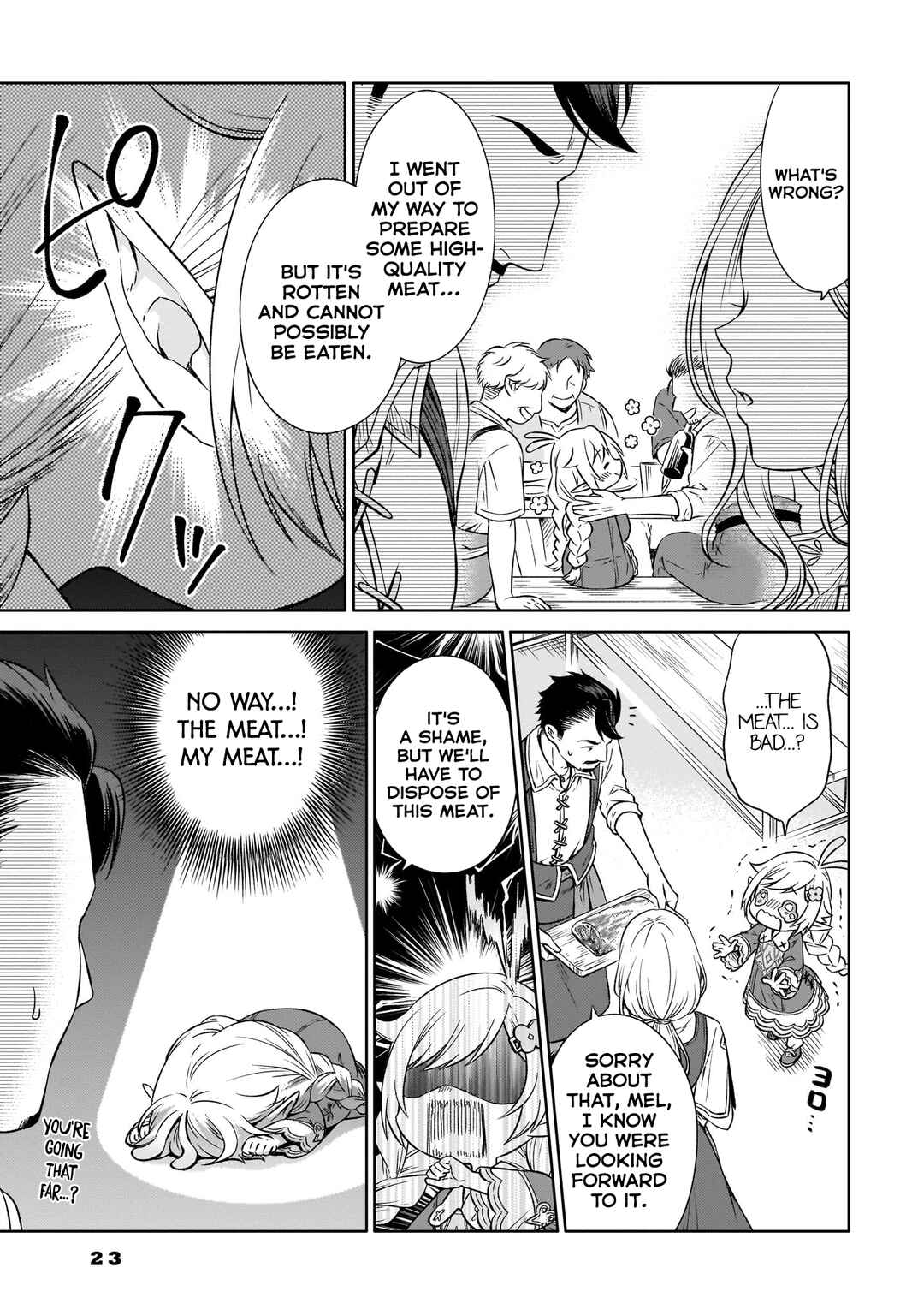 Elf-san no Mahou Ryouriten: Yousei Joou to shite Tensei Shita keredo, Mazu wa Nonbiri Oryouri Tsukurimakurimasu! Chapter 1 - Page 20