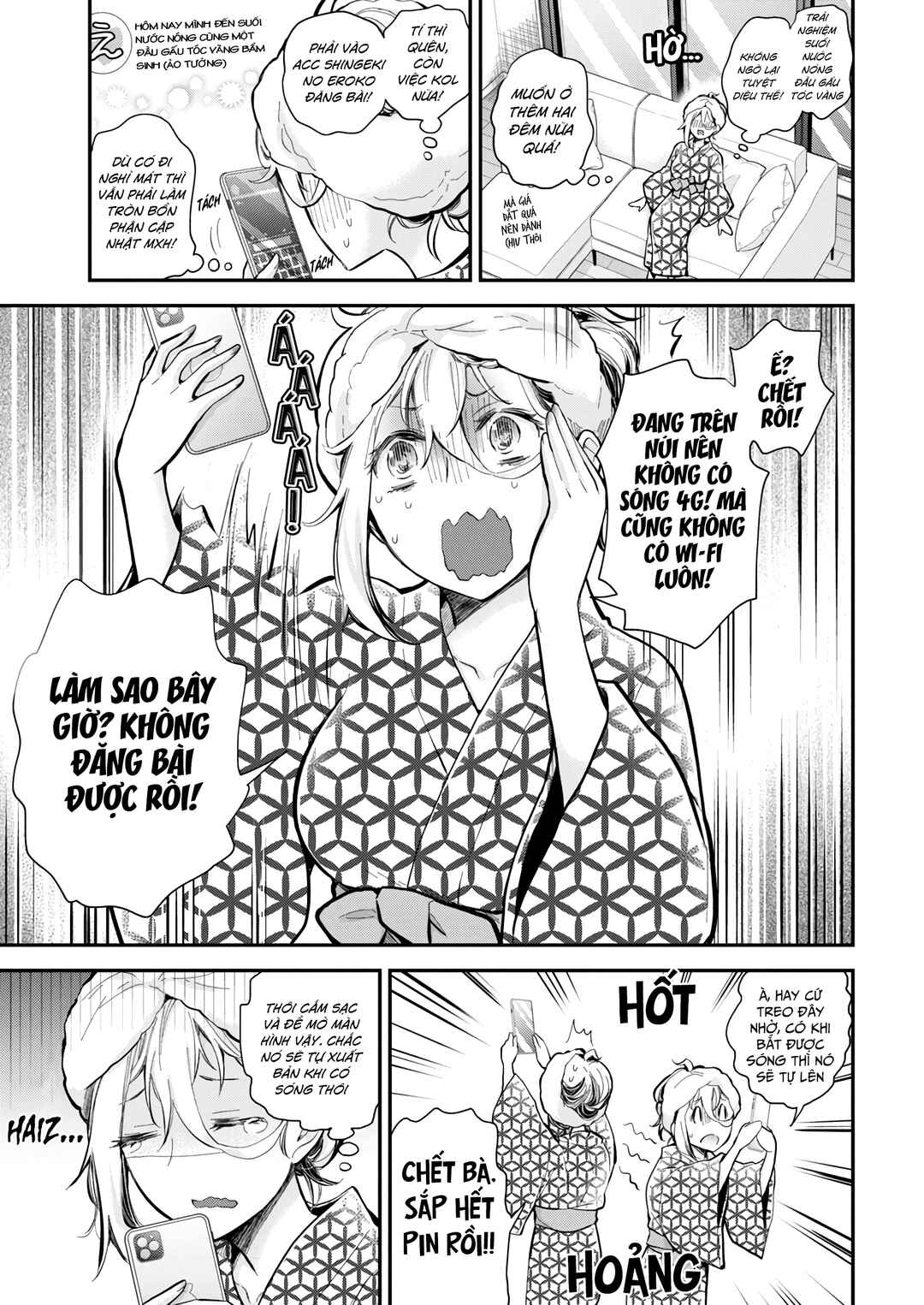 Shingeki no Eroko-san: Hen na Oneesan wa Danshi Kousei to Nakayoku Naritai Chapter 52 - Page 19