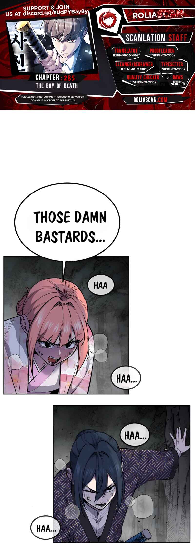 The Boy of Death Chapter 285 - Page 1