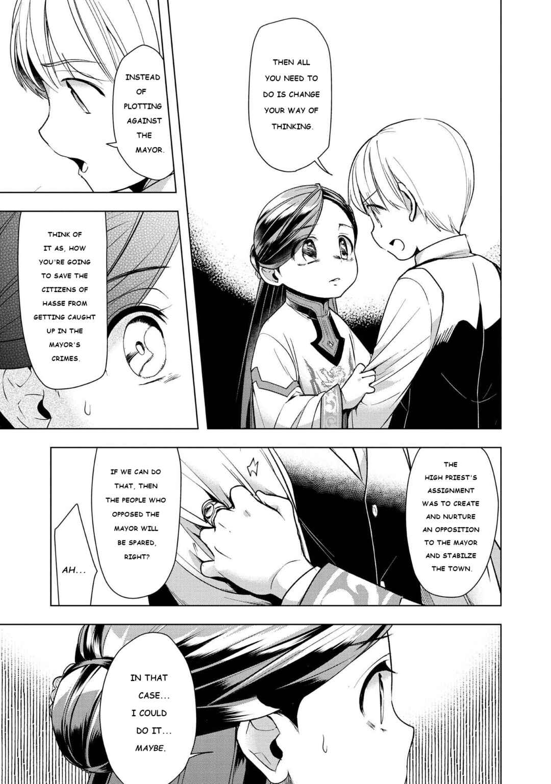 Honzuki no Gekokujou: Shisho ni Naru tame ni wa Shudan o Erandeiraremasen—Dai-3 Bu: Ryouchi ni Hon o Hirogeyou! Chapter 28 - Page 21
