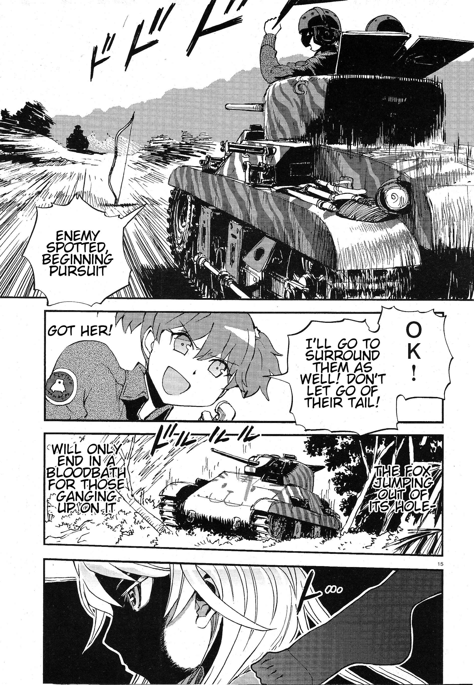 Girls und Panzer: Ribbon no Musha Chapter 4 - Page 14