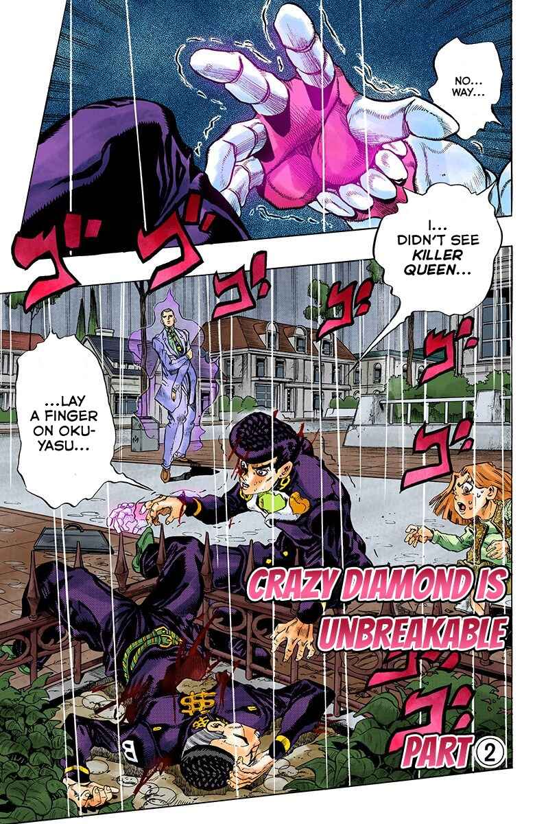 JoJo no Kimyou na Bouken: Part 4 - Diamond wa Kudakenai Color-ban Chapter 164 - Page 2