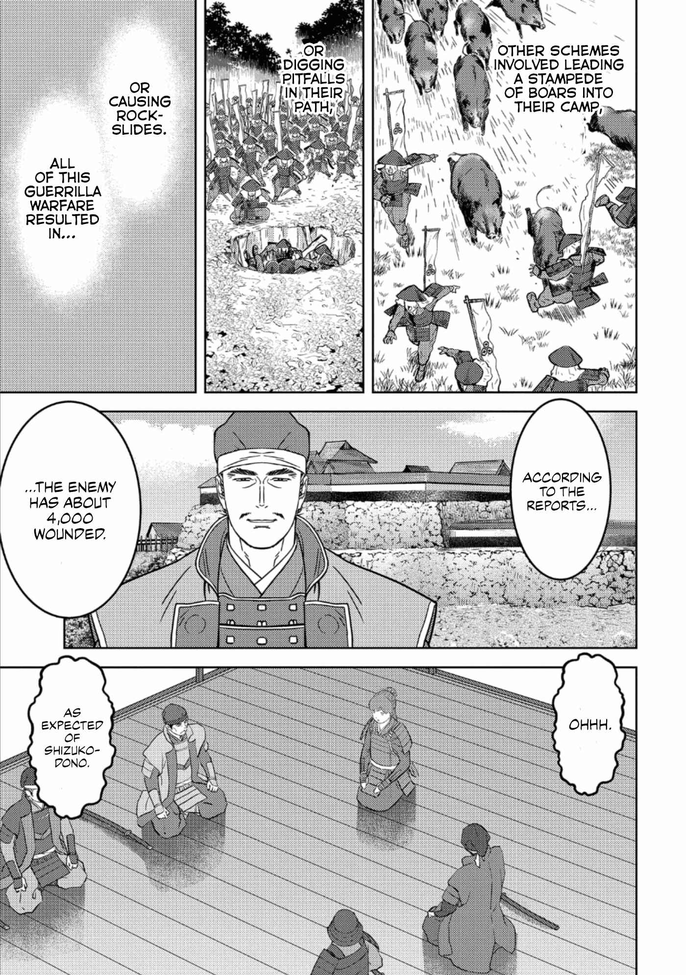 Sengoku Komachi Kuroutan Chapter 48 - Page 32