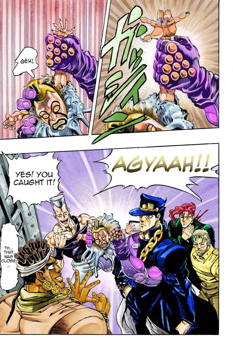 JoJo no Kimyou na Bouken: Part 3 - Stardust Crusaders Color-ban Chapter 67 - Page 12