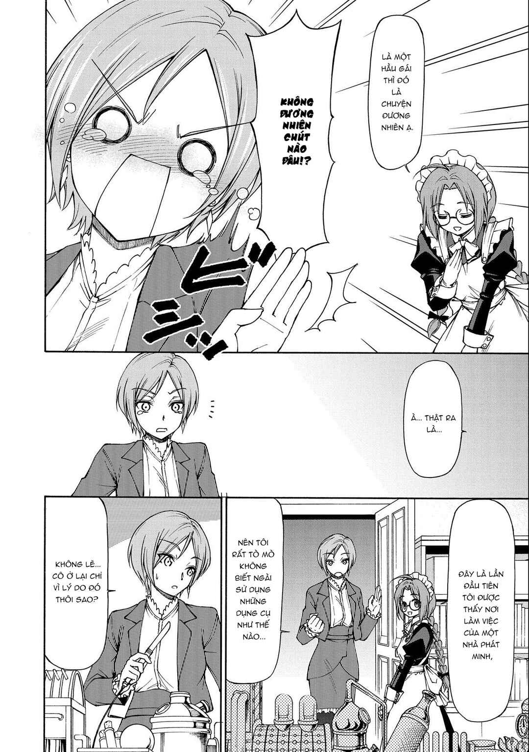 Maid nara Touzen desu. ~Nureginu wo Kiserareta Bannou Maid-san wa Tabi ni Deru Koto ni shimashita.~ Chapter 4 - Page 13