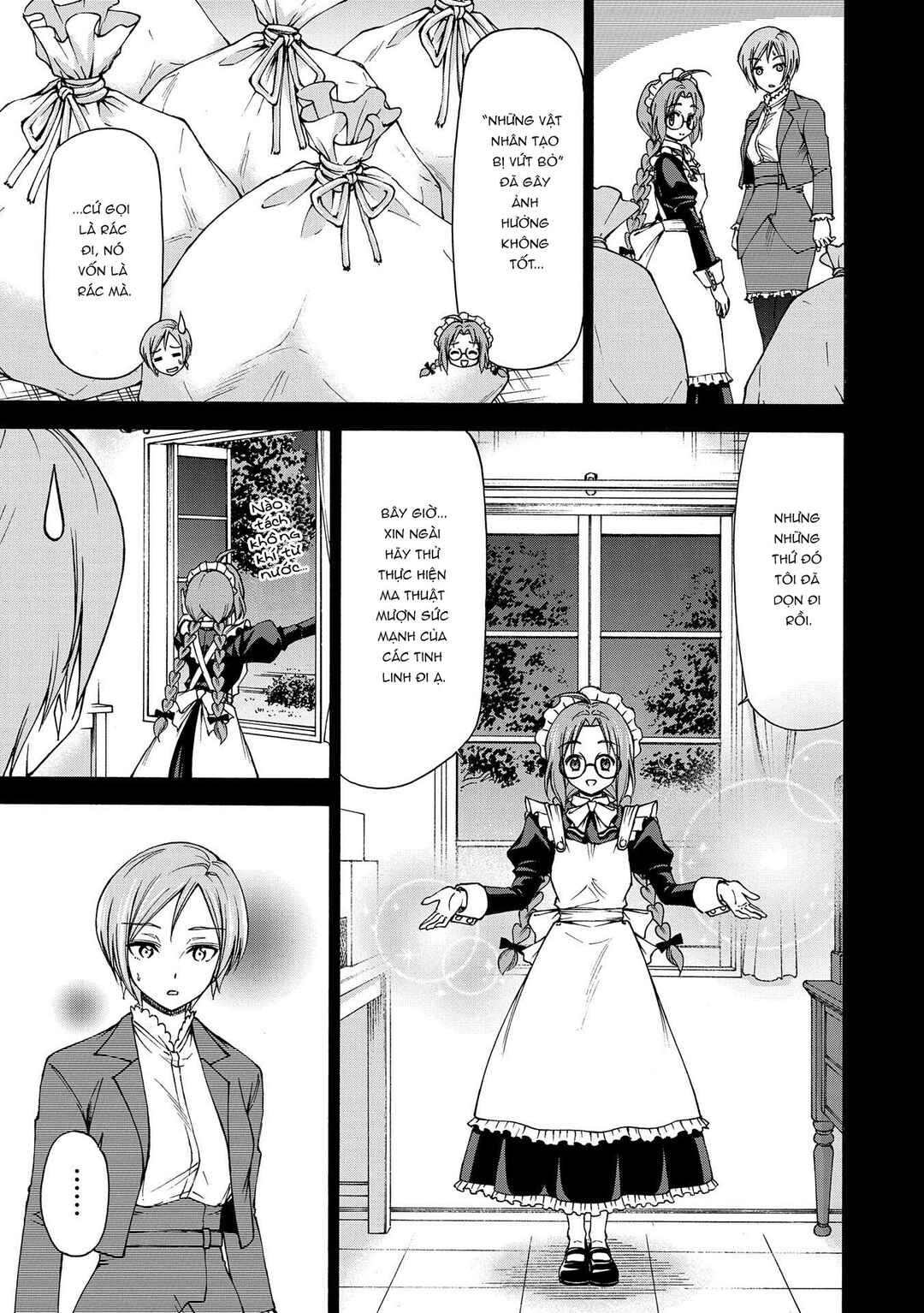 Maid nara Touzen desu. ~Nureginu wo Kiserareta Bannou Maid-san wa Tabi ni Deru Koto ni shimashita.~ Chapter 4 - Page 24