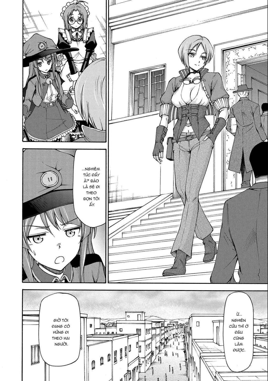 Maid nara Touzen desu. ~Nureginu wo Kiserareta Bannou Maid-san wa Tabi ni Deru Koto ni shimashita.~ Chapter 4 - Page 33