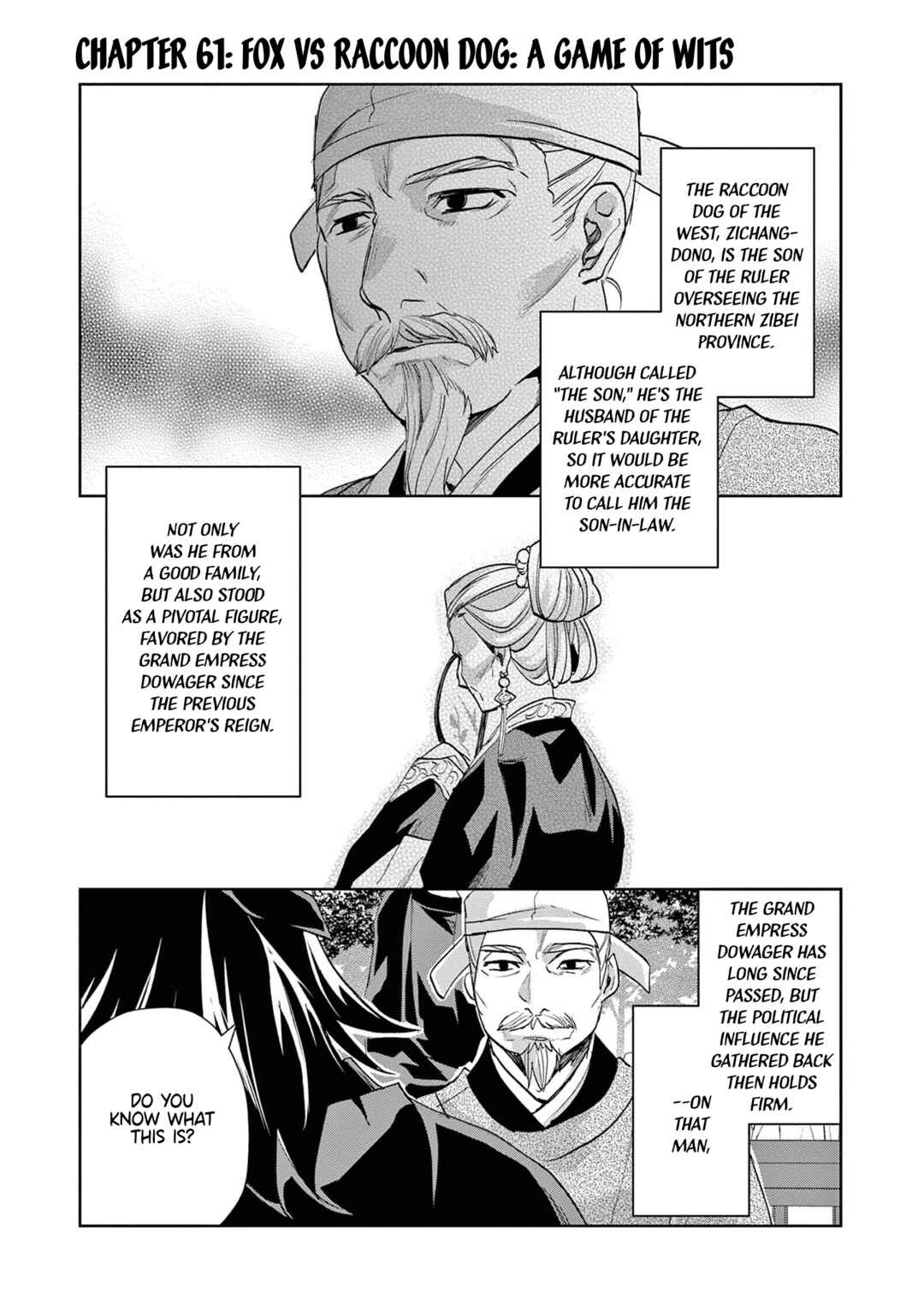 Kusuriya no Hitorigoto: Maomao no Koukyuu Nazotoki Techou Chapter 61 - Page 1