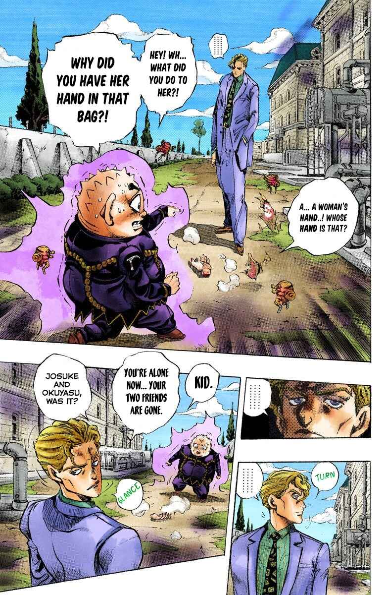 JoJo no Kimyou na Bouken: Part 4 - Diamond wa Kudakenai Color-ban Chapter 80 - Page 5