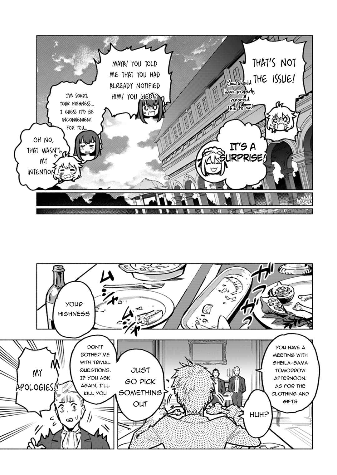Tada no Murabito no Boku ga, Sanbyakunen-mae no Boukun Ouji ni Tensei Shite Shimaimashita: Zense no Chishiki de Ansatsu Flag o Kaihi Shite, Odayaka ni Ikinokorimasu! Chapter 8 - Page 24
