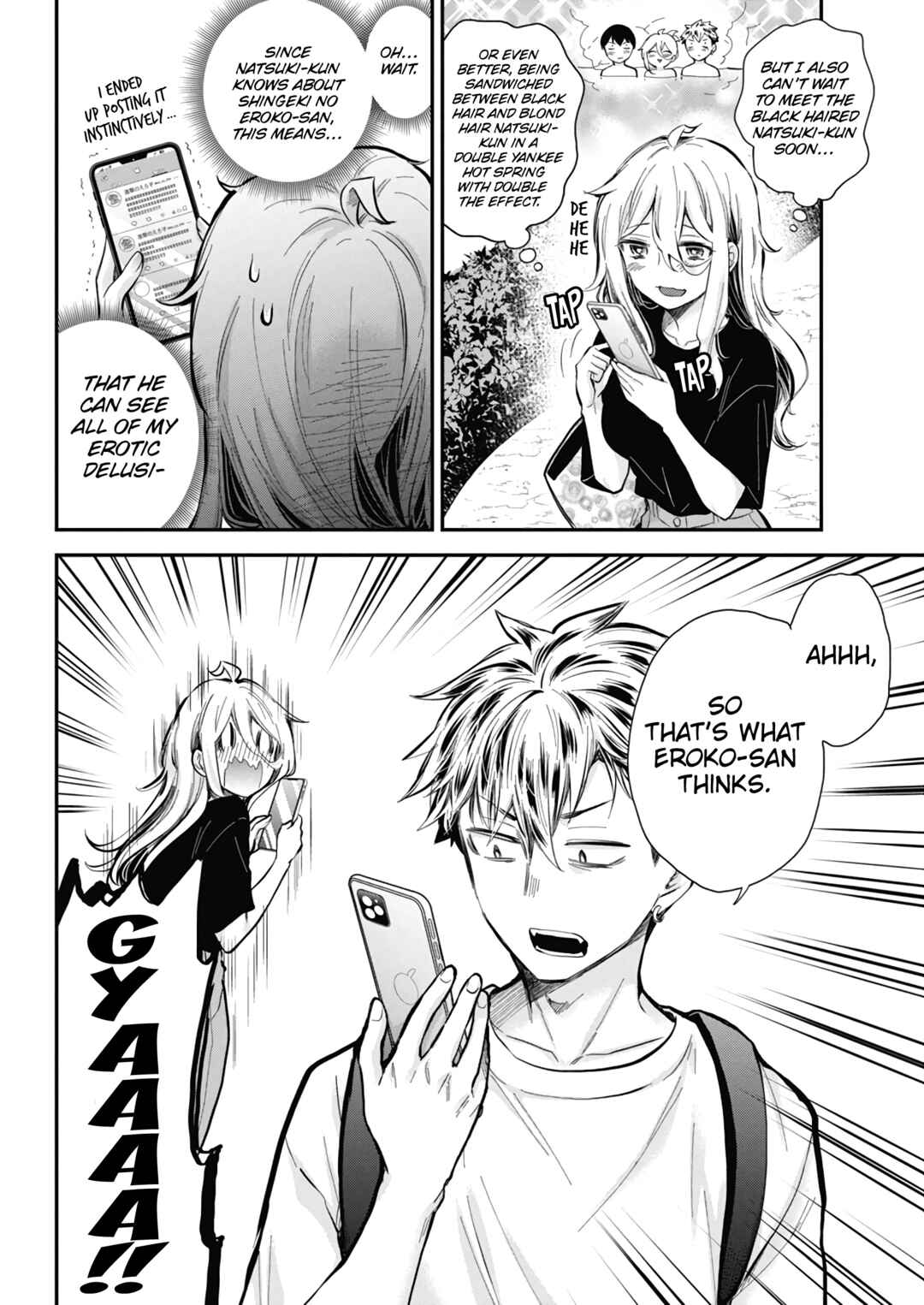 Shingeki no Eroko-san: Hen na Oneesan wa Danshi Kousei to Nakayoku Naritai Chapter 54 - Page 13