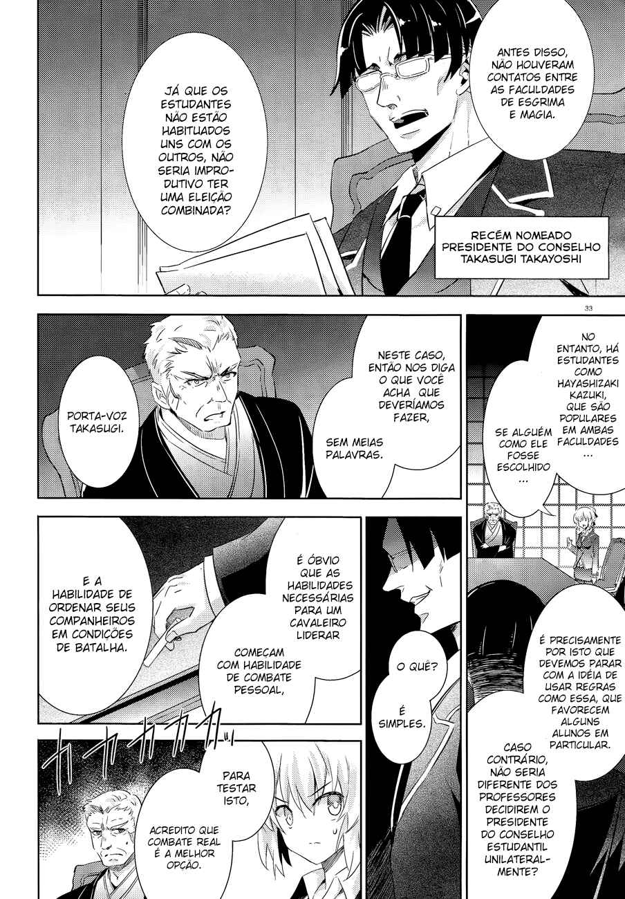 Magika no Kenshi to Shoukan Maou Chapter 41 - Page 34