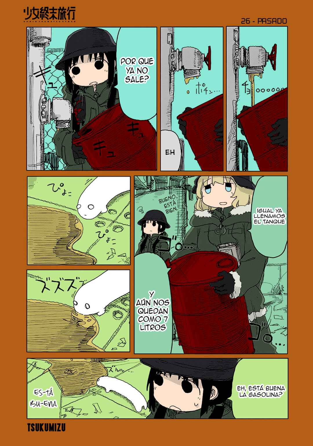 Shoujo Shuumatsu Ryokou (Fan Colored) Chapter 26 - Page 1