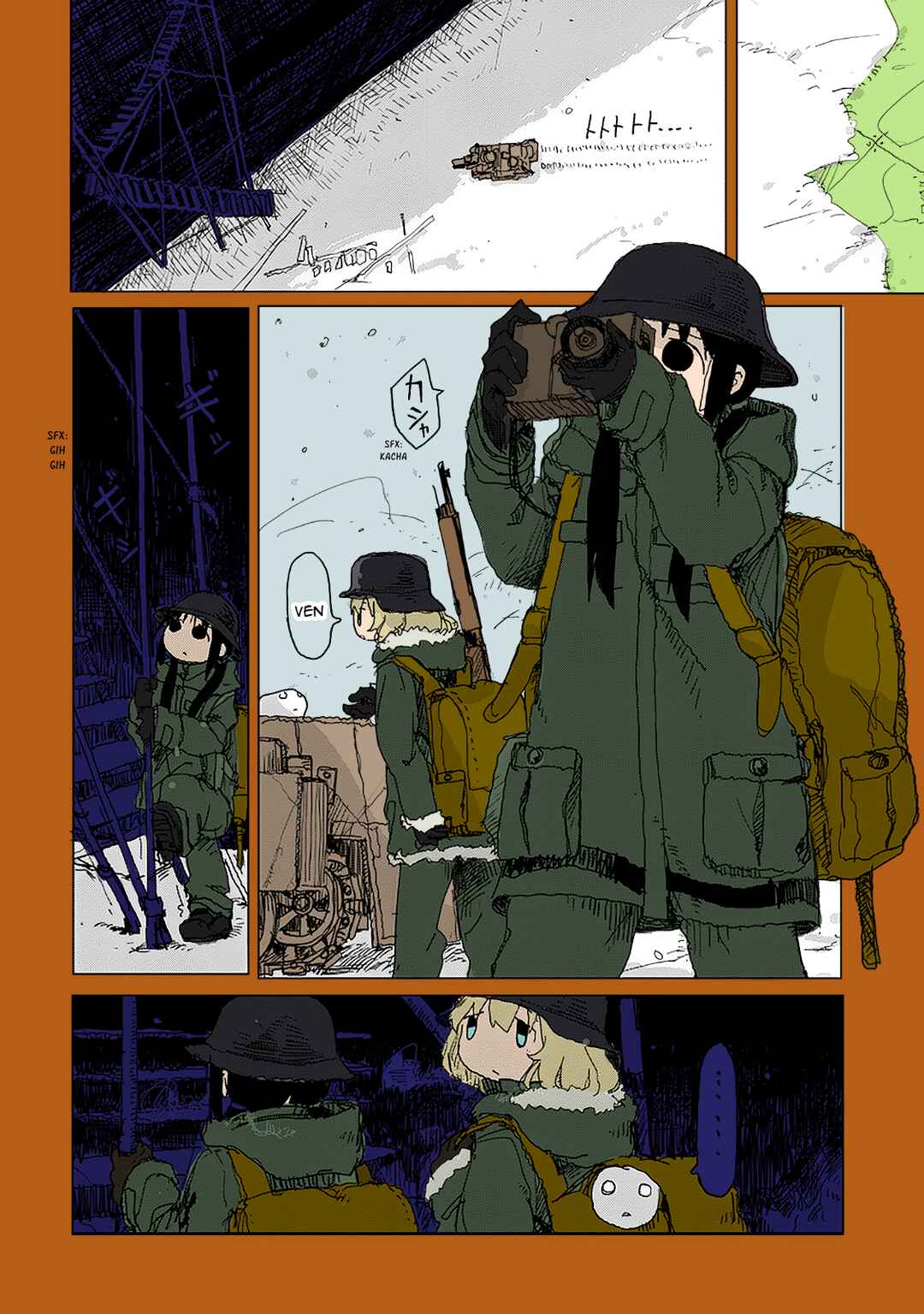 Shoujo Shuumatsu Ryokou (Fan Colored) Chapter 26 - Page 11