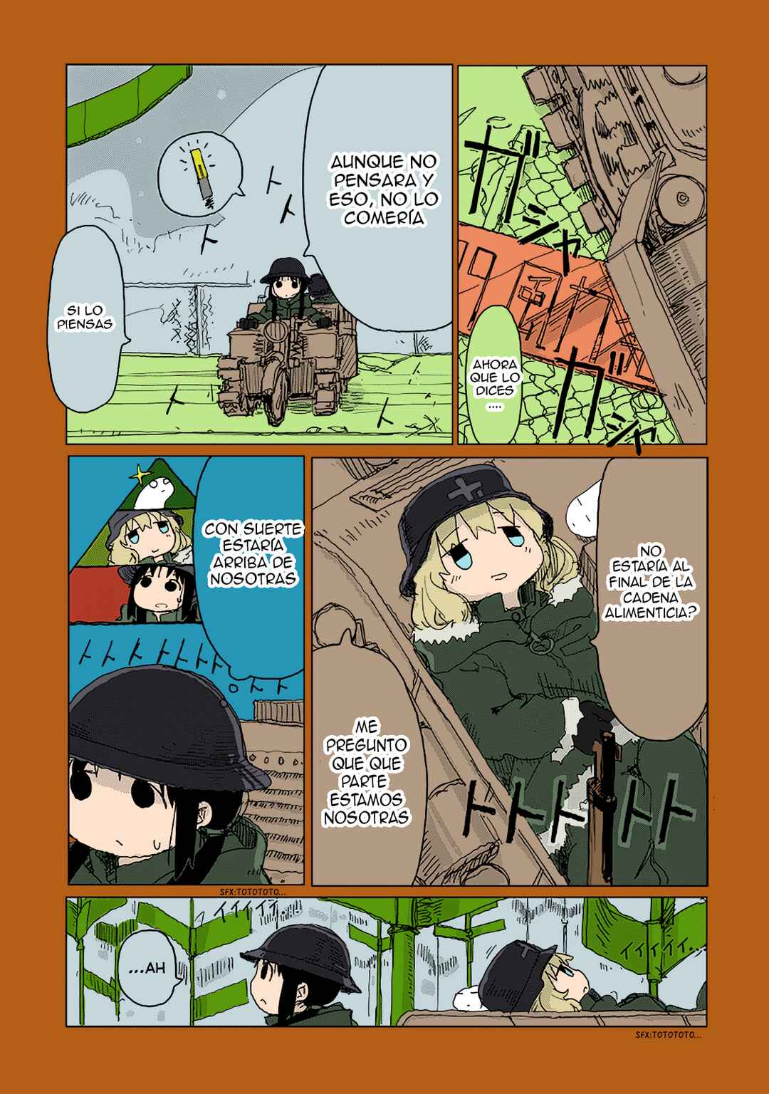 Shoujo Shuumatsu Ryokou (Fan Colored) Chapter 26 - Page 3