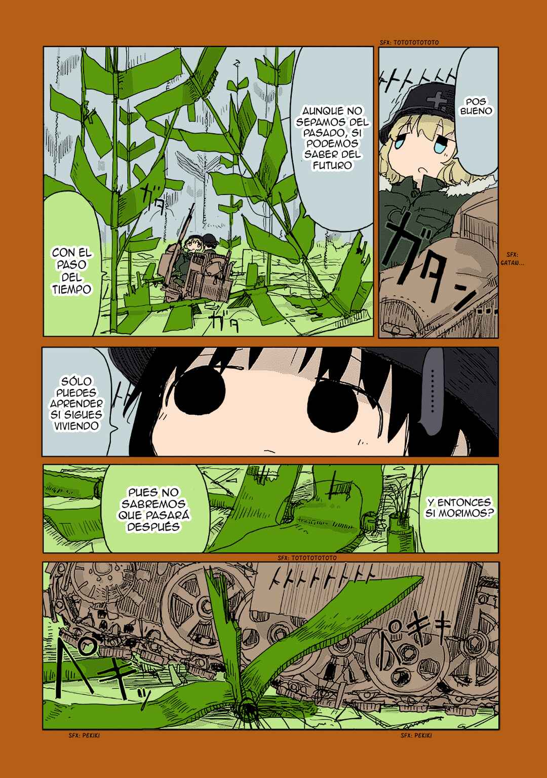 Shoujo Shuumatsu Ryokou (Fan Colored) Chapter 26 - Page 6