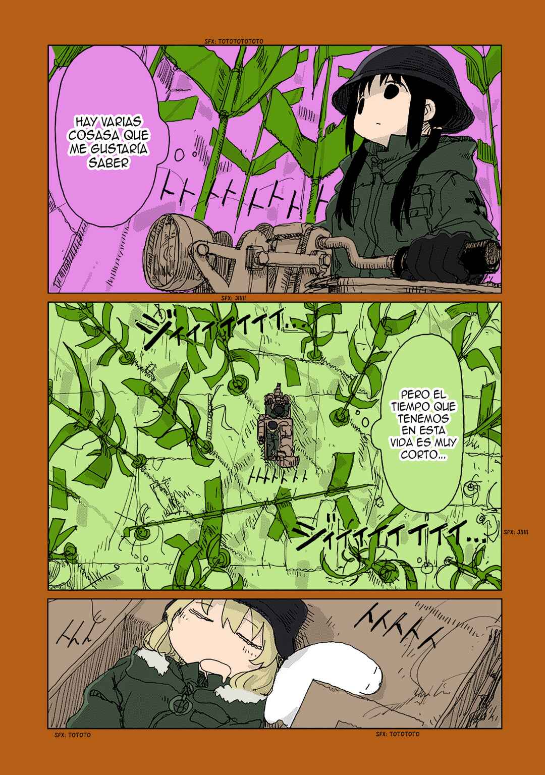 Shoujo Shuumatsu Ryokou (Fan Colored) Chapter 26 - Page 7