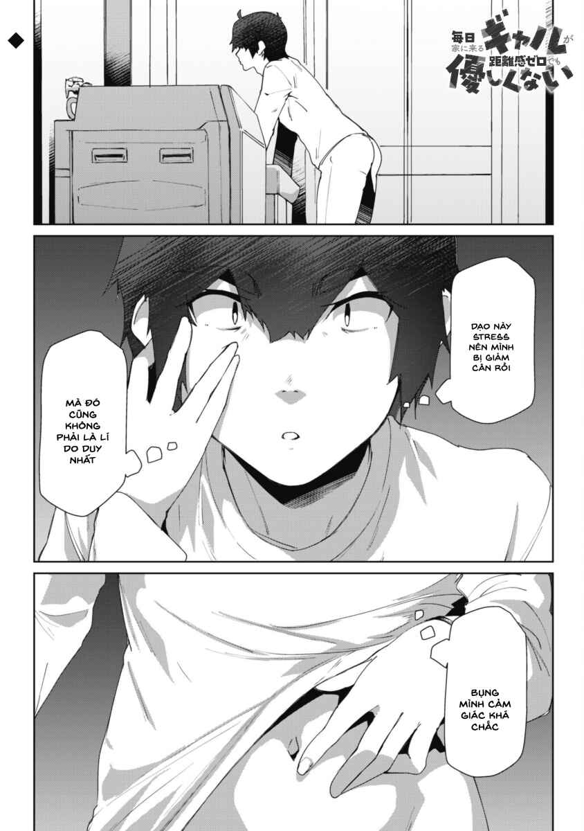Mainichi Ie ni Kuru Gal ga Kyorikan Zero Demo Yasashiku nai Chapter 6 - Page 1