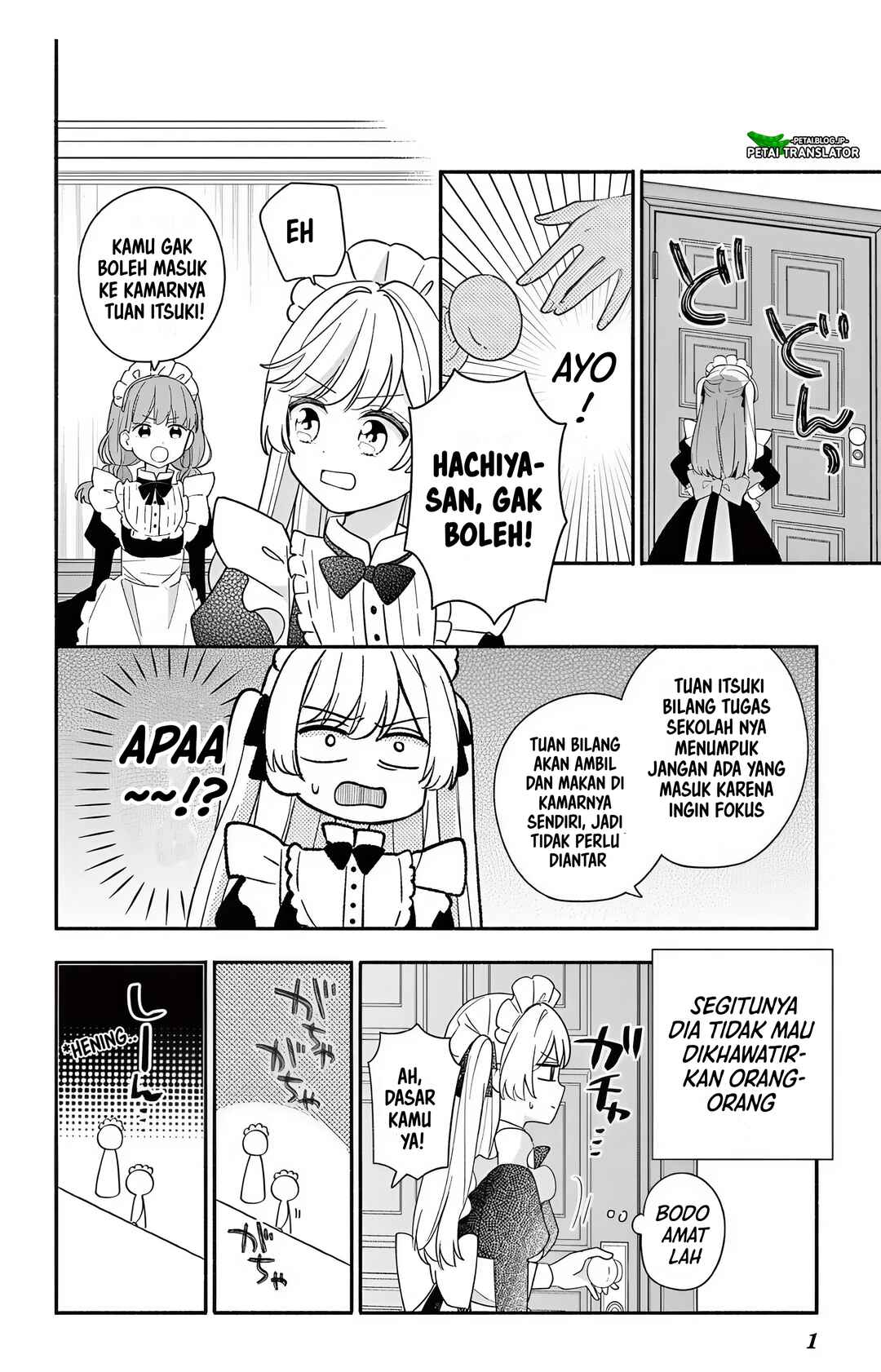 Maid wa Koisuru Hachiya-kun Chapter 23.2 - Page 1