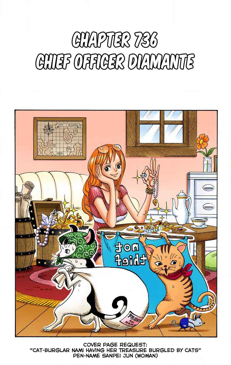One Piece (Official Colored) Chapter 736 - Page 2