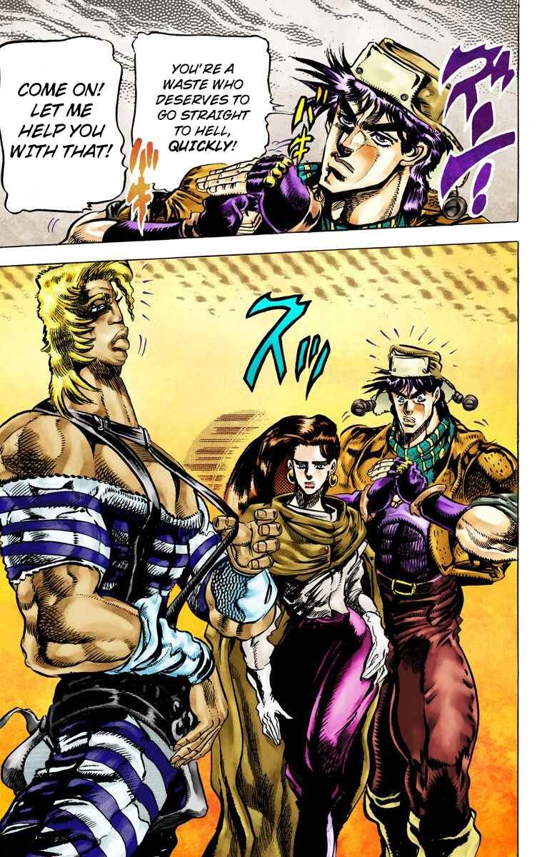 JoJo no Kimyou na Bouken: Part 2 - Sentou Chouryuu Color-ban Chapter 50 - Page 9