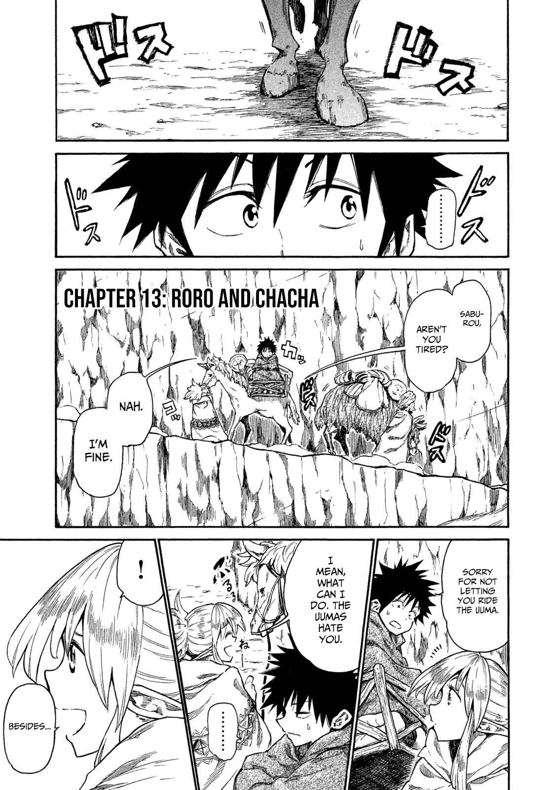 Mazumeshi Elf to Yuuboku gurashi Chapter 13 - Page 1