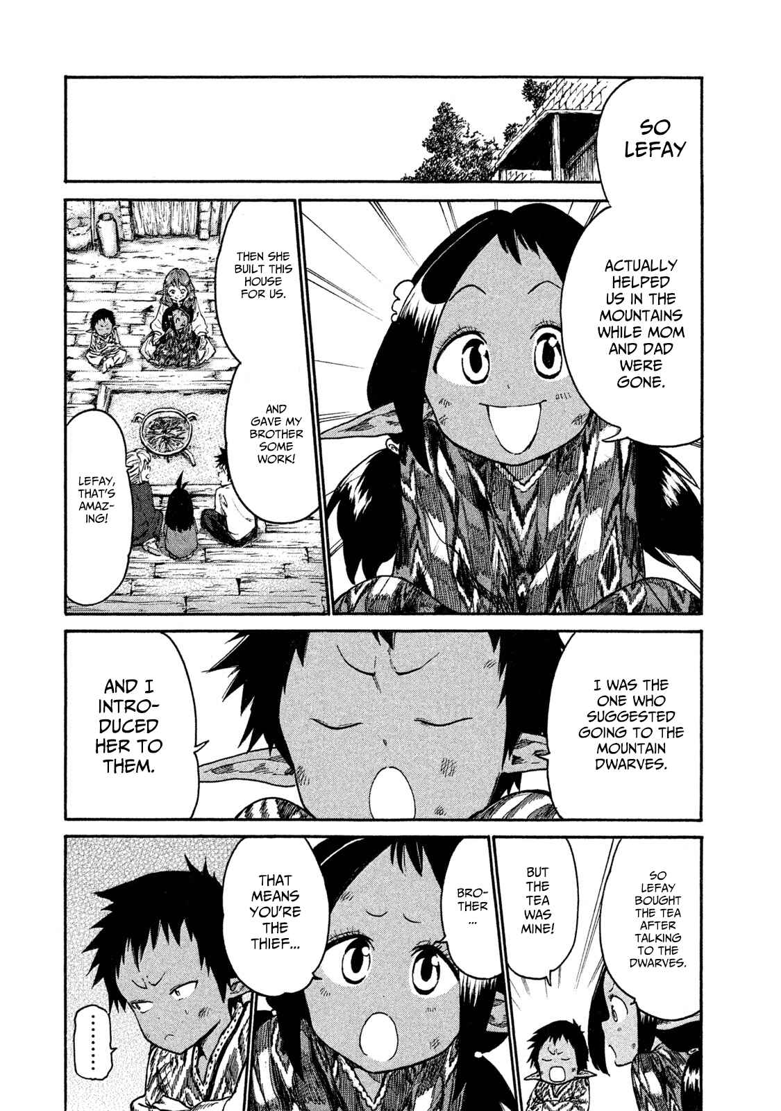 Mazumeshi Elf to Yuuboku gurashi Chapter 13 - Page 8