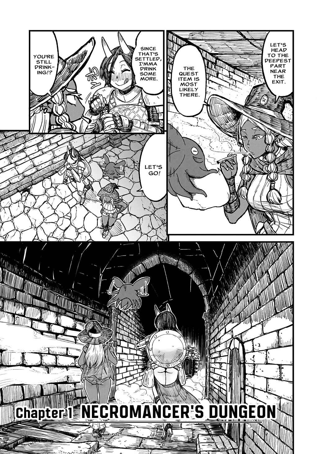 Sake to Tabako no Hiyatoi Dungeon Chapter 1 - Page 5