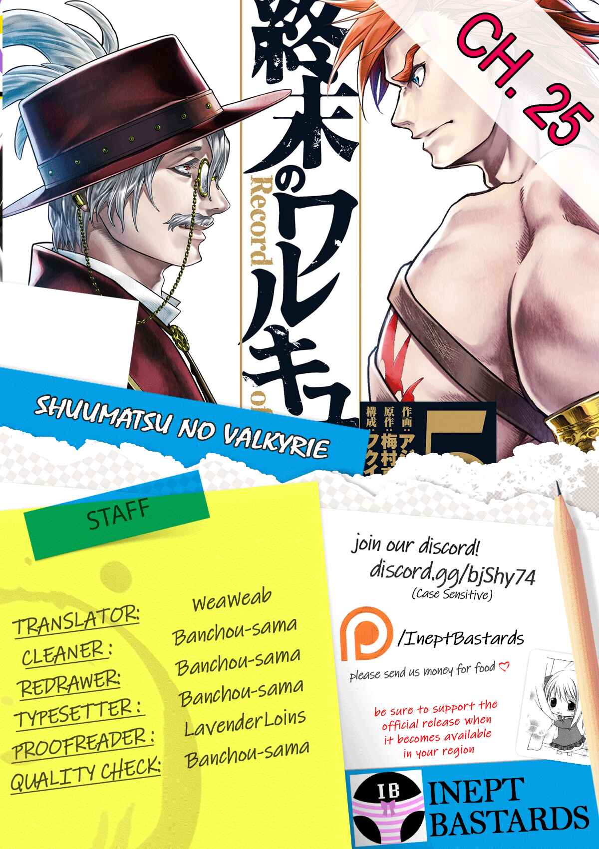 Shuumatsu no Valkyrie Chapter 25 - Page 1